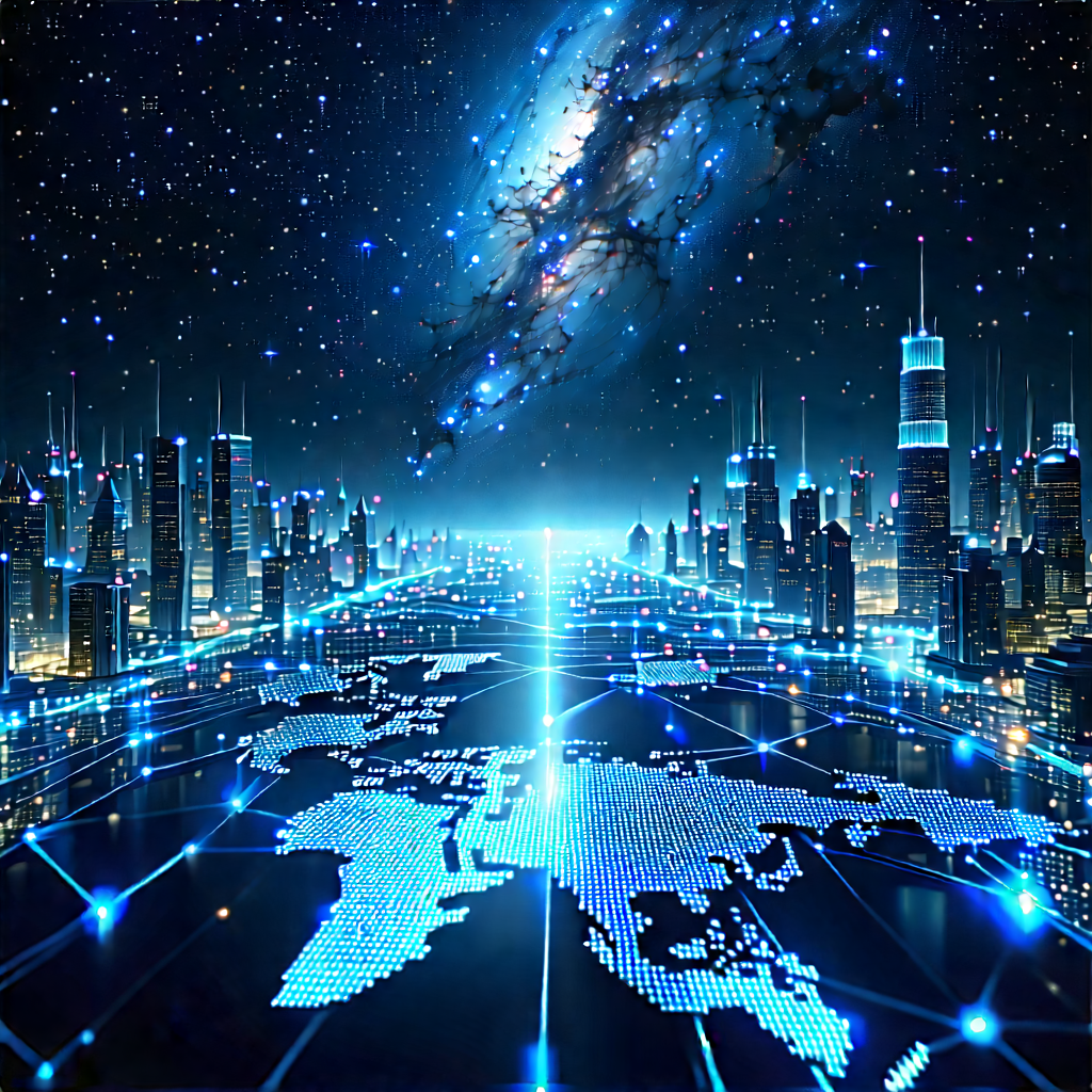 Blockchain Network Visualization With Futuristic Representation