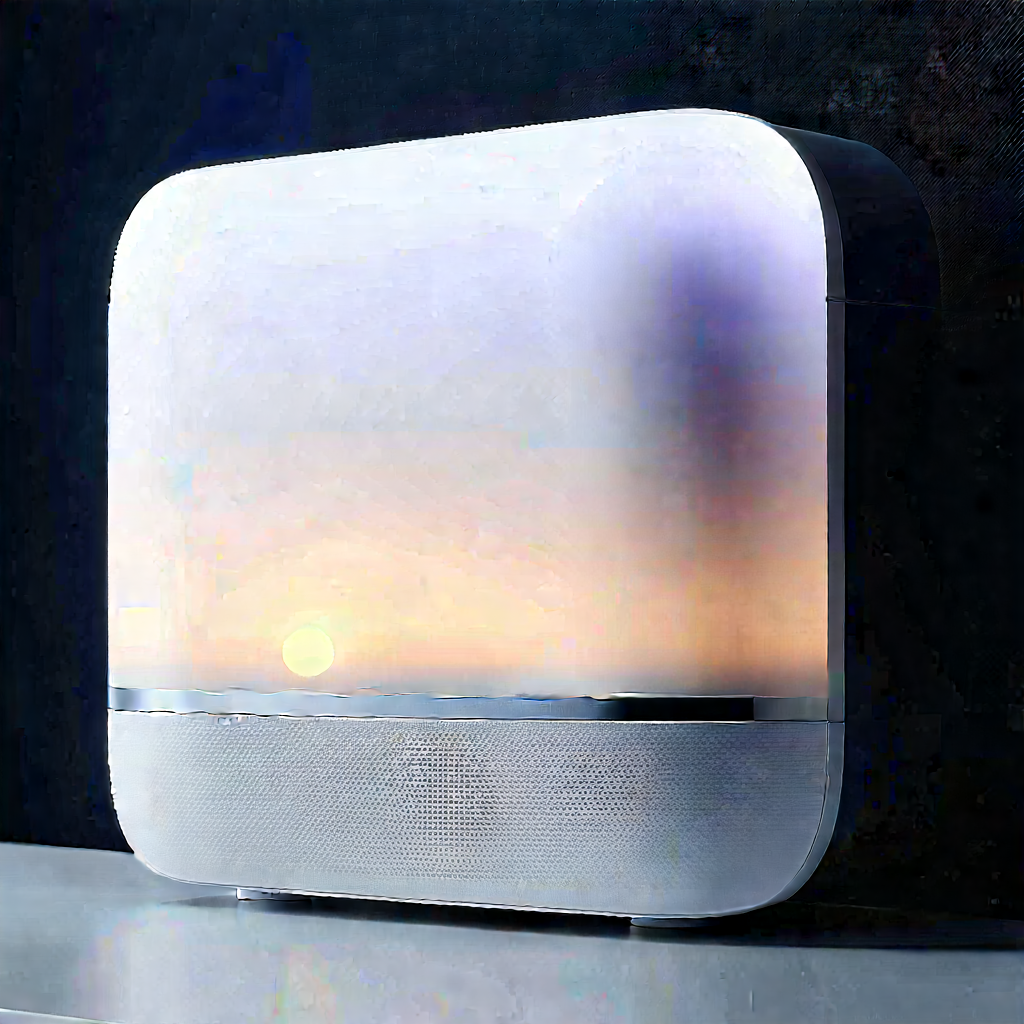 Smart Home Device With User Interface With Small White