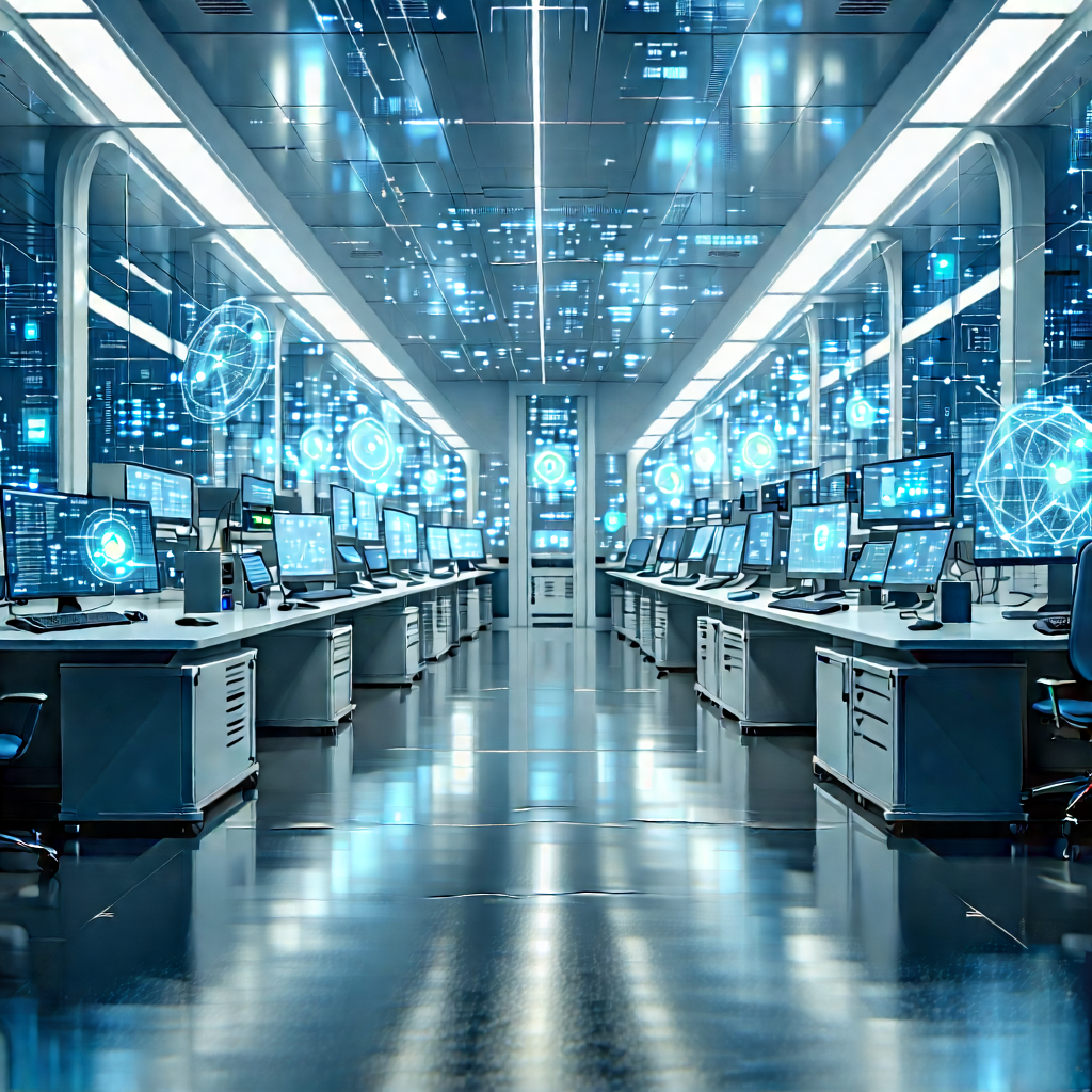 Educational Technology In Manufacturing Facility With Image, There