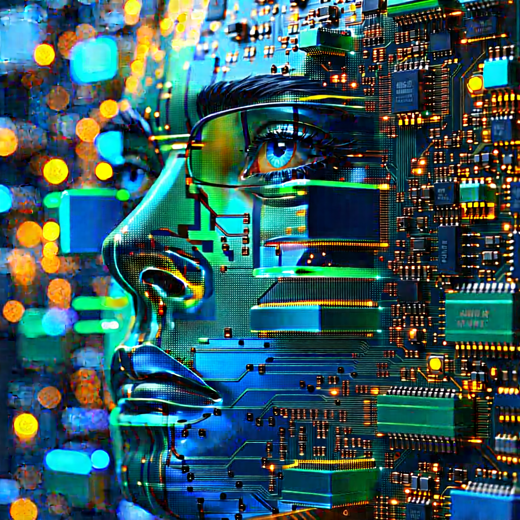 Close-up of memory module