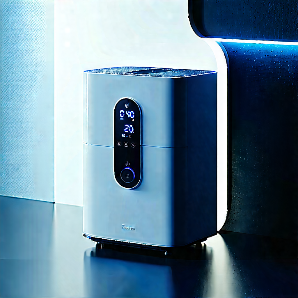 Innovative Smart Appliance Design With White Blue