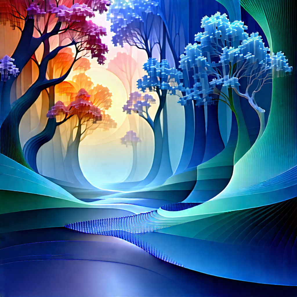 Digital Transformation Visualization With Image, There