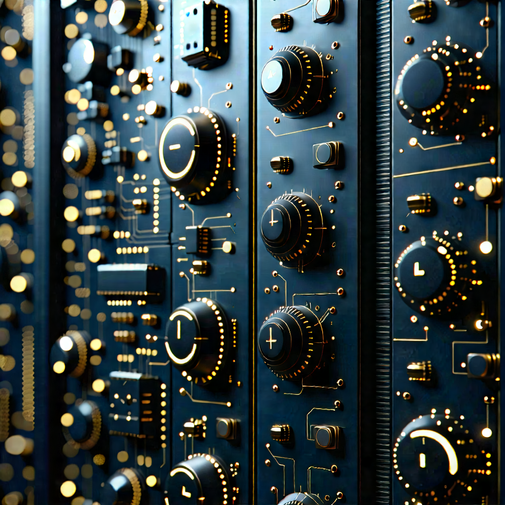 Close-up of sensor array