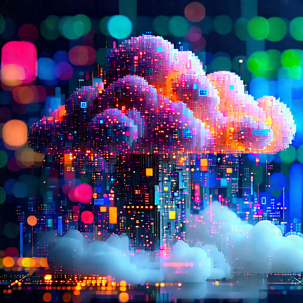 (cloud:1.1) Computing Visualization With Large, Colorful