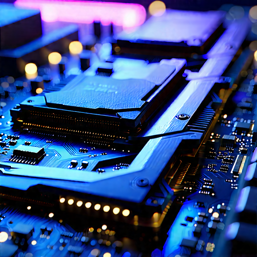 Close-up of memory module