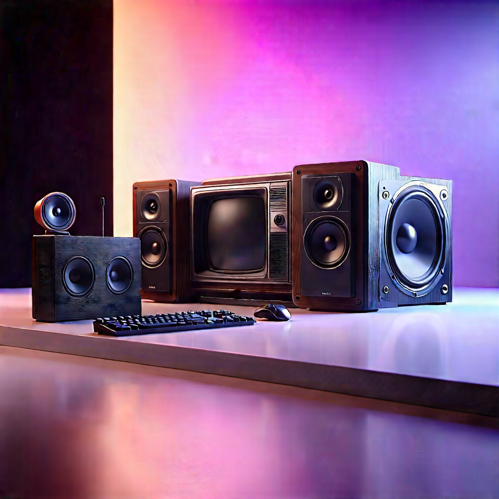 Entertainment Technology In Design Studio With Table Television