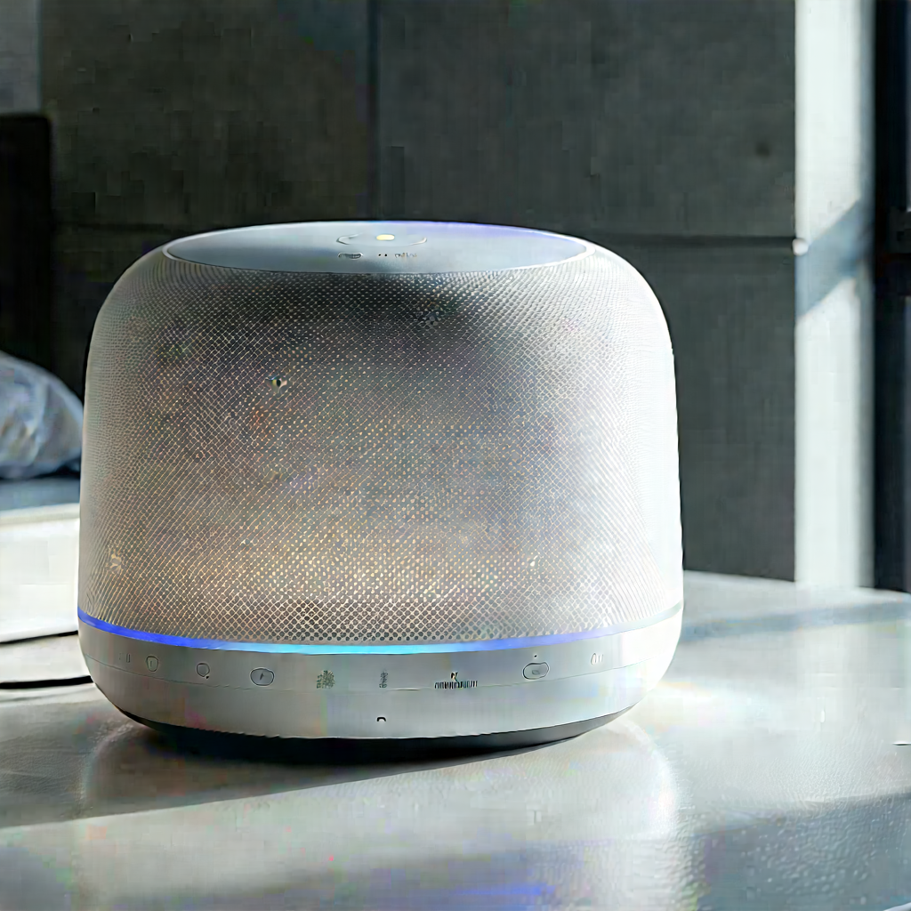 Smart Home Device With User Interface With Small White