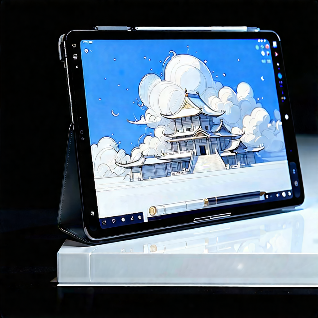 Tablet With Streaming Content With Tablet Computer