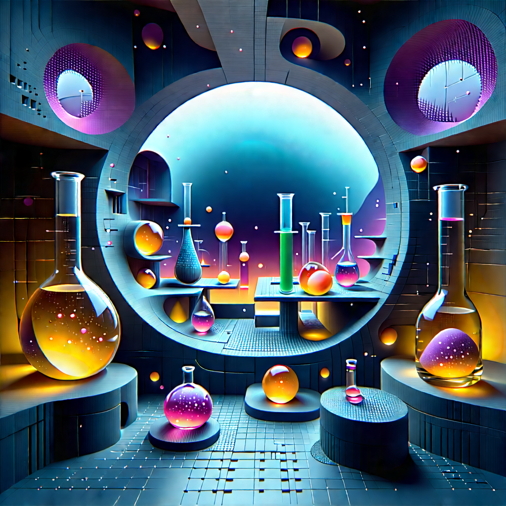 Educational Technology In Modern Laboratory With Image, There