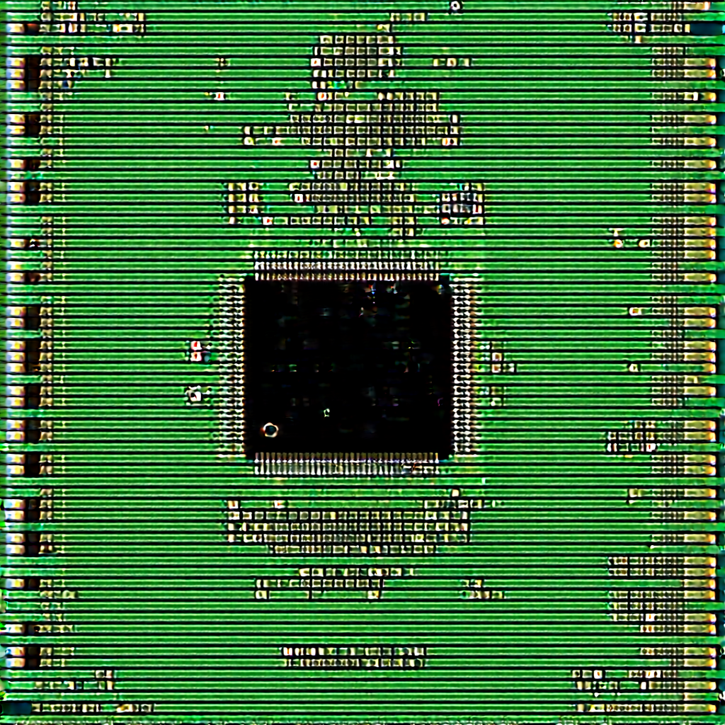Close-up of memory module