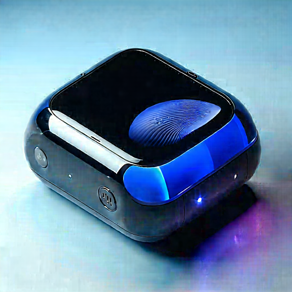 Innovative Wearable Device (design:1.43) With Blue Black