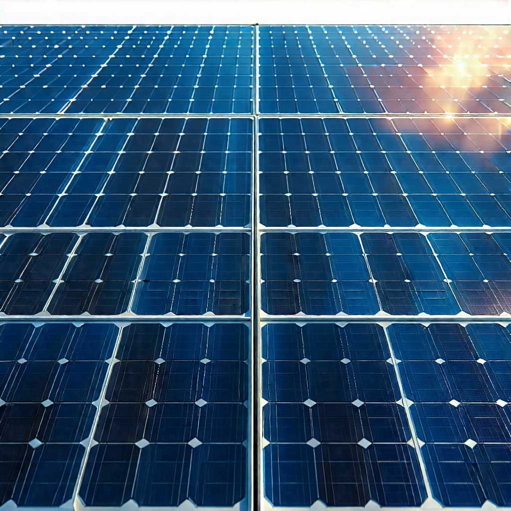Solar panel with laser scanning