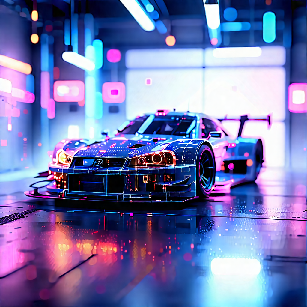 Automotive Technology In Modern Laboratory With Image, There