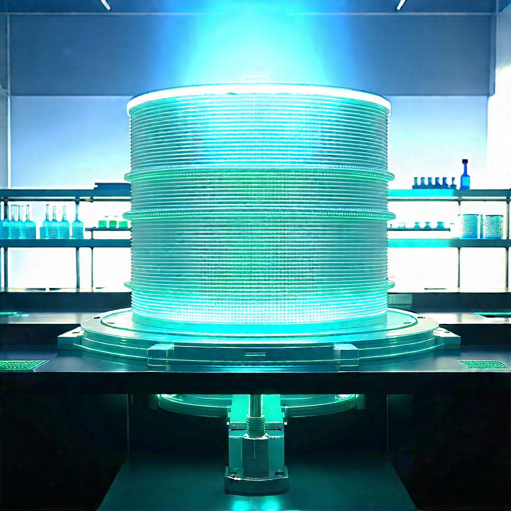 Futuristic research laboratory