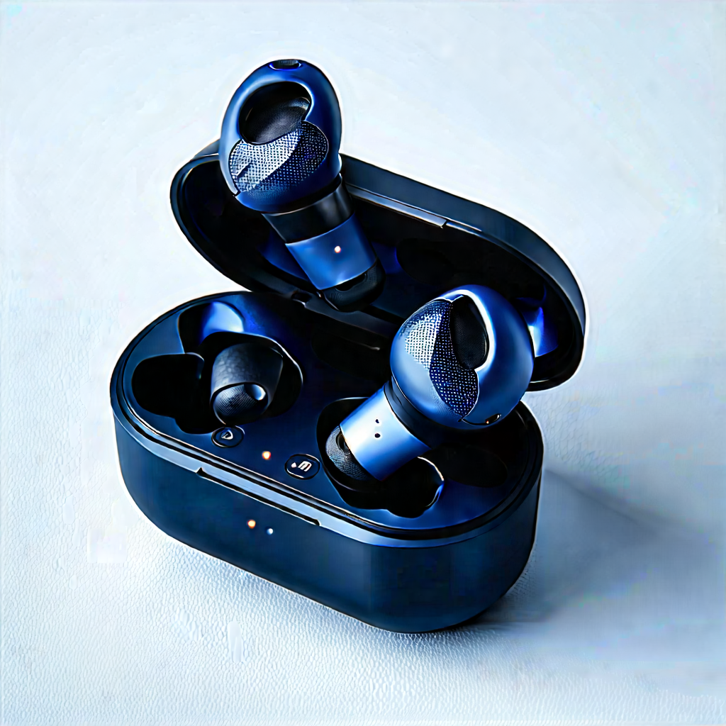 Wireless earbuds with streaming content