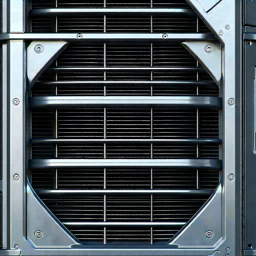 Close-up of cooling system