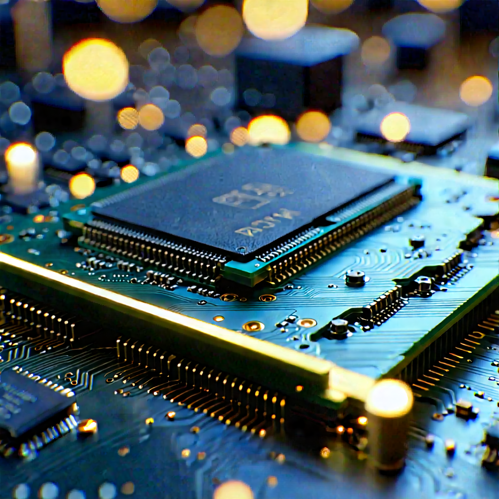 Close-up of memory module