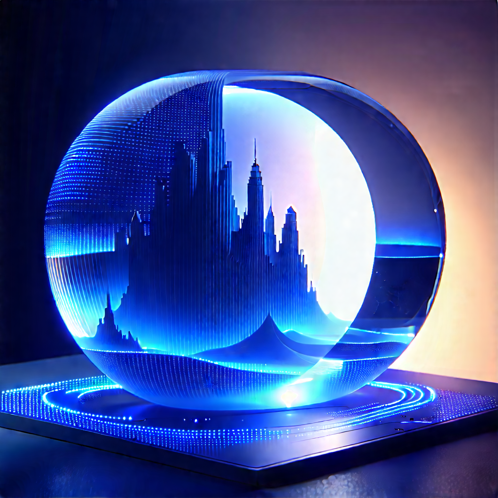 Digital Transformation Visualization With Large Blue