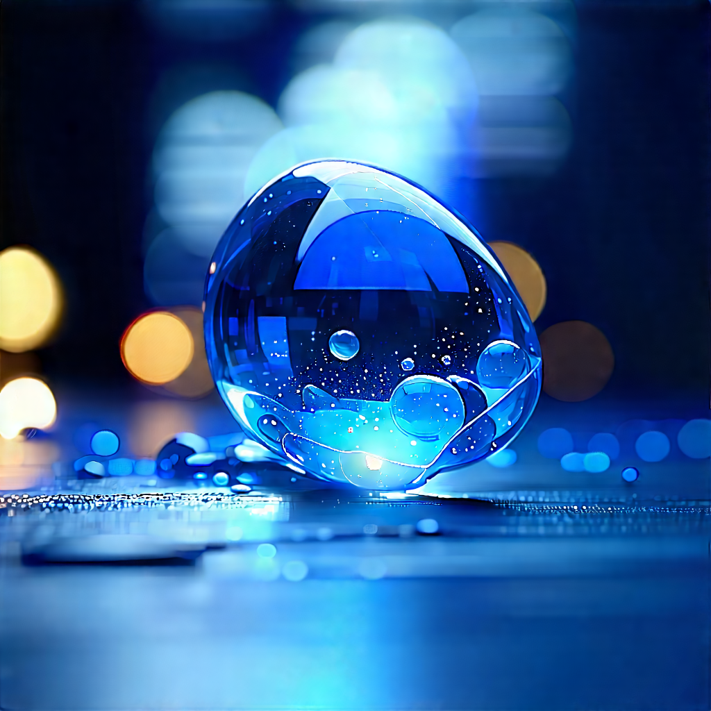 Innovative Communication Tool Design With Blue Glass
