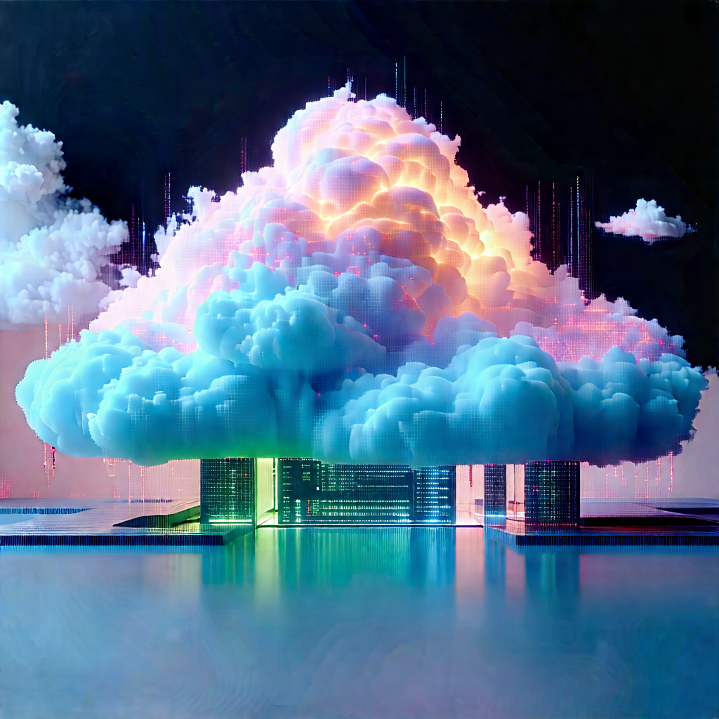 Cloud Computing Visualization With Image, There