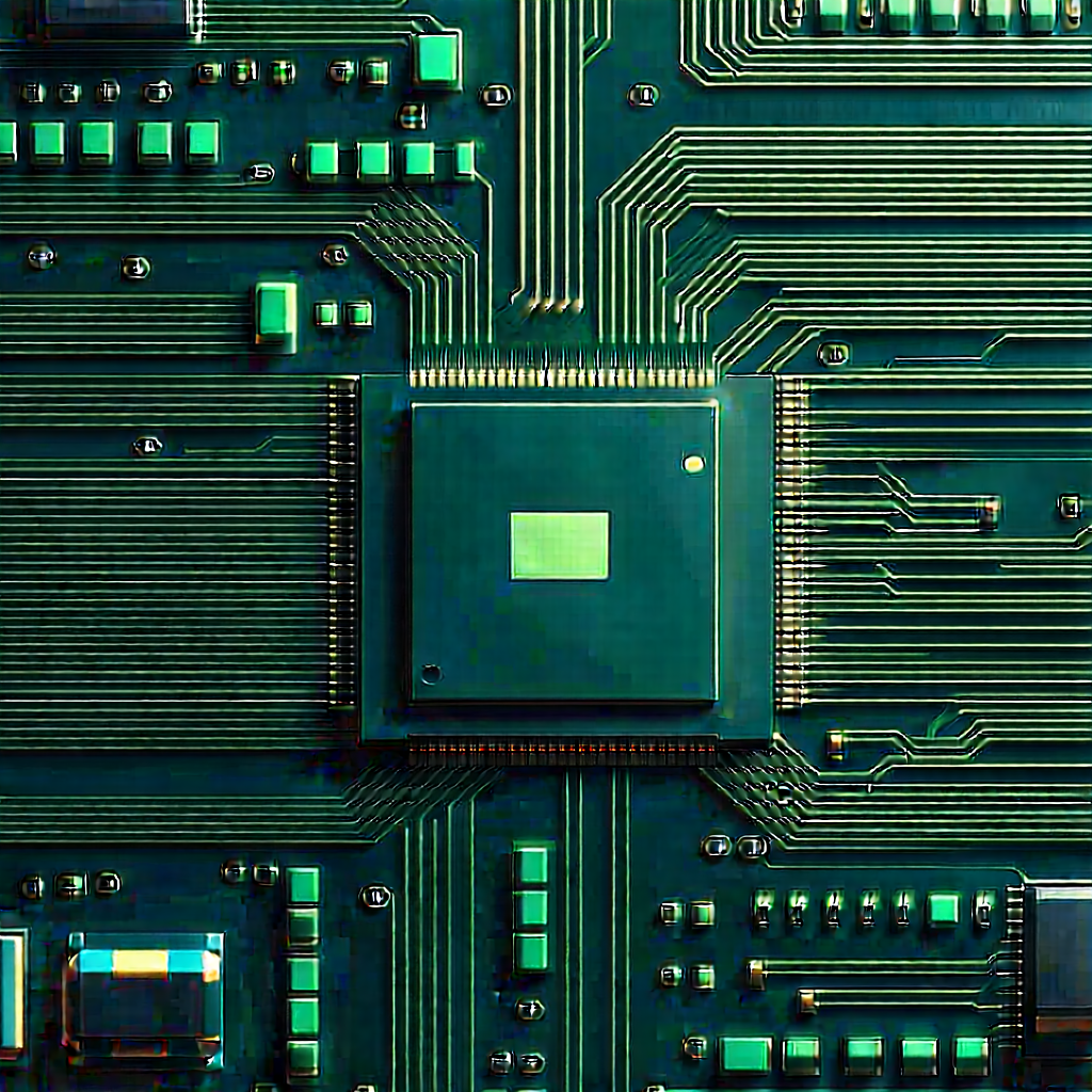 Close-up of electronic circuit
