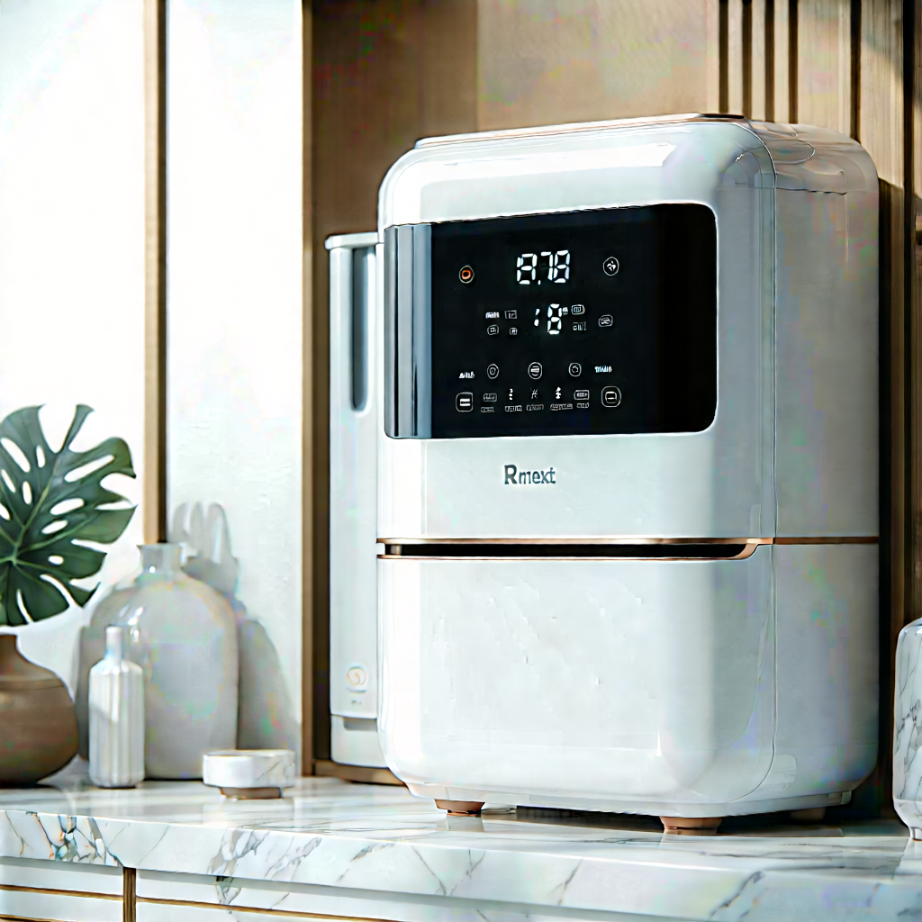 Innovative Smart Appliance Design With White Gold
