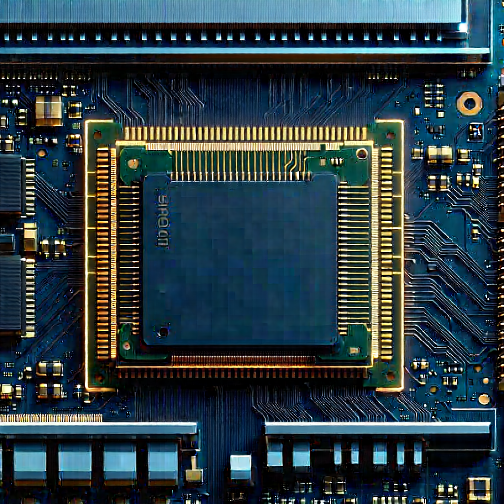Close-up of memory module