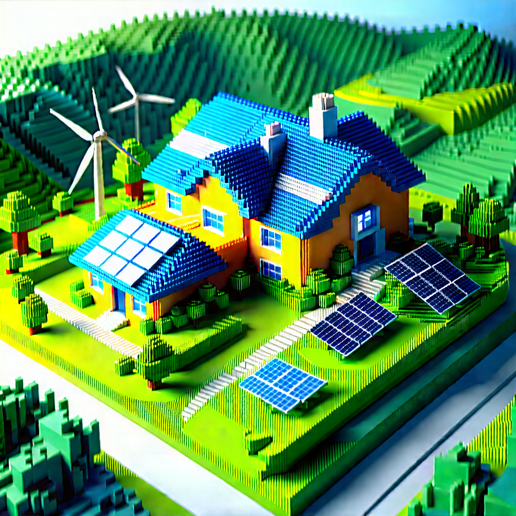 Innovative Renewable Energy Design With Model House