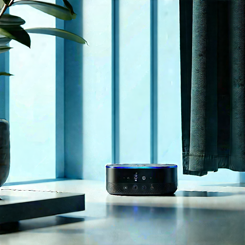 Smart Home (device:1.39) With User Interface With Small, Black