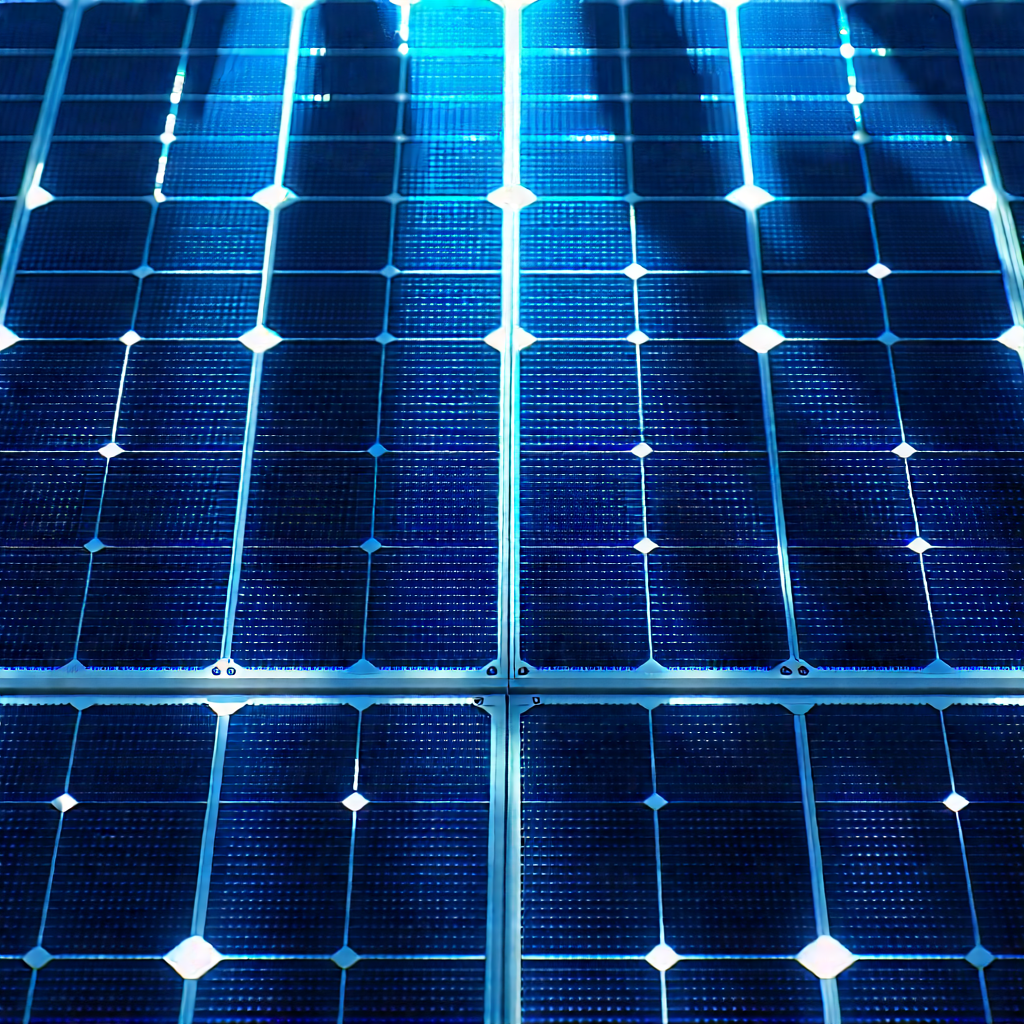 Solar Panel With Holographic Projection With Large Solar