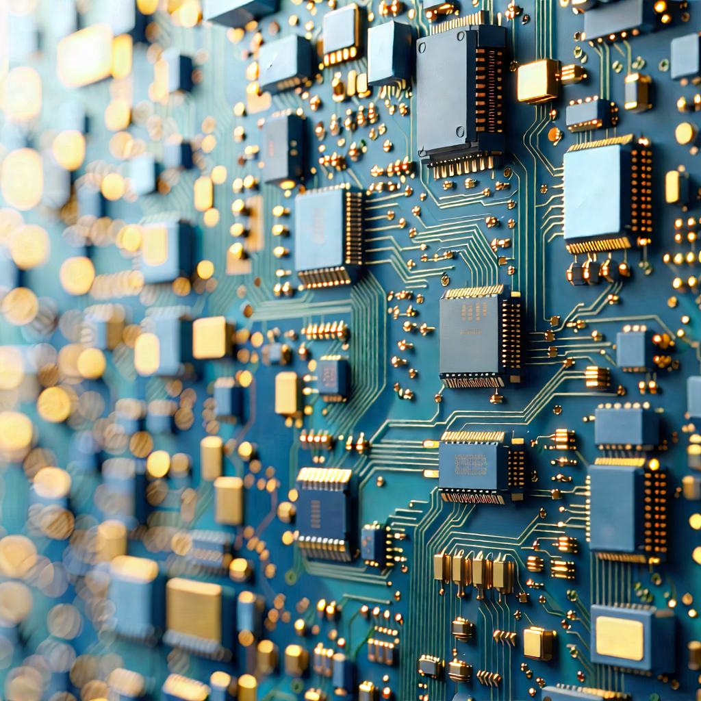 Close-up of sensor array