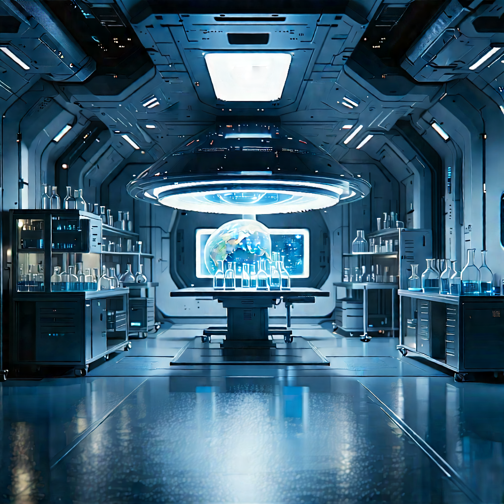 Aerospace Technology In Modern Laboratory With Image, There