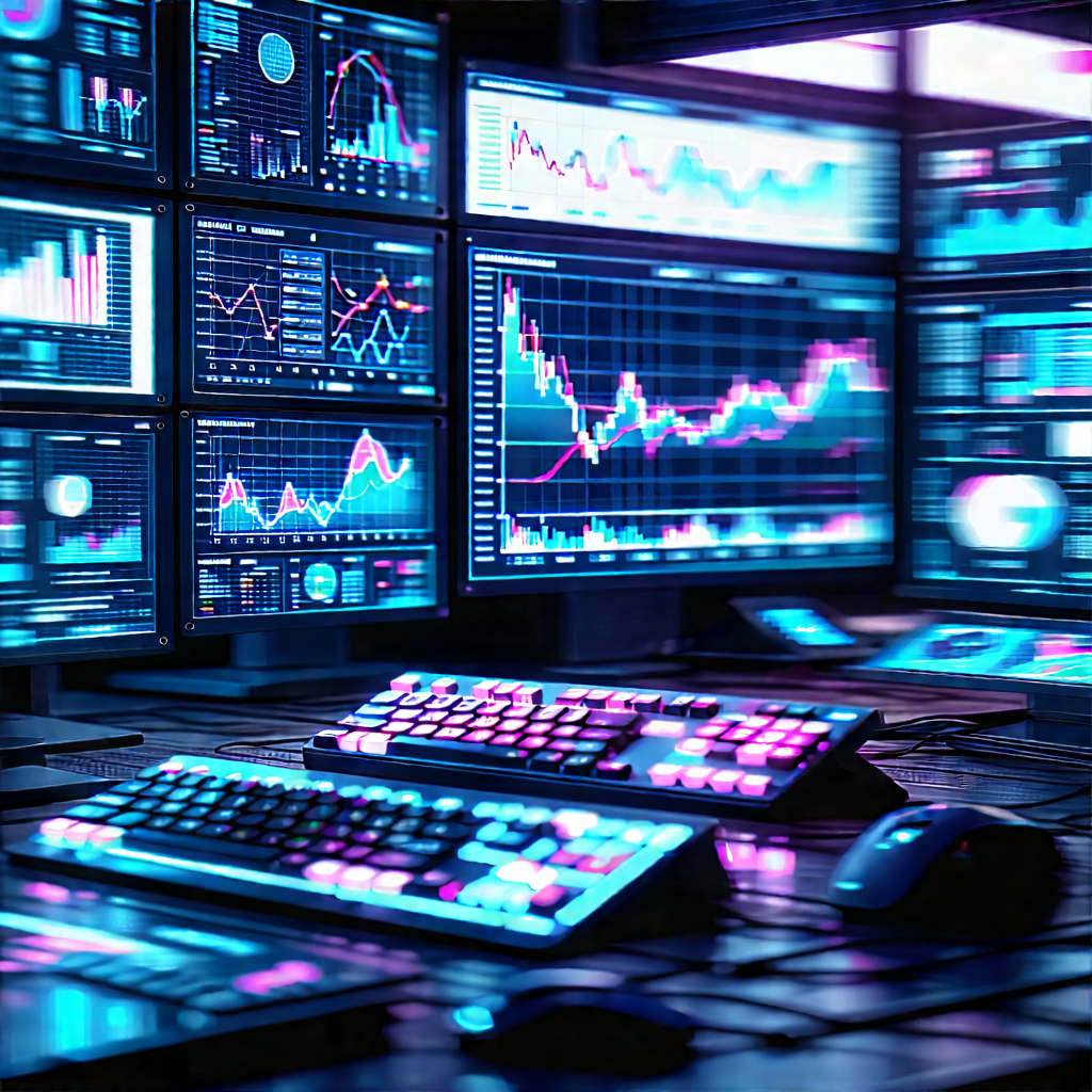 Financial technology in tech office