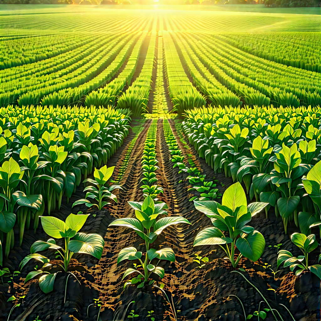 Agricultural Technology In (design:1.17) Studio With Large Field