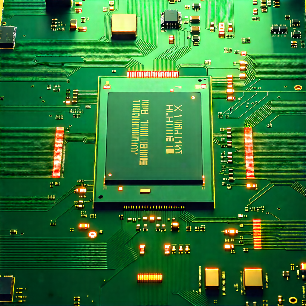 Circuit board with laser scanning
