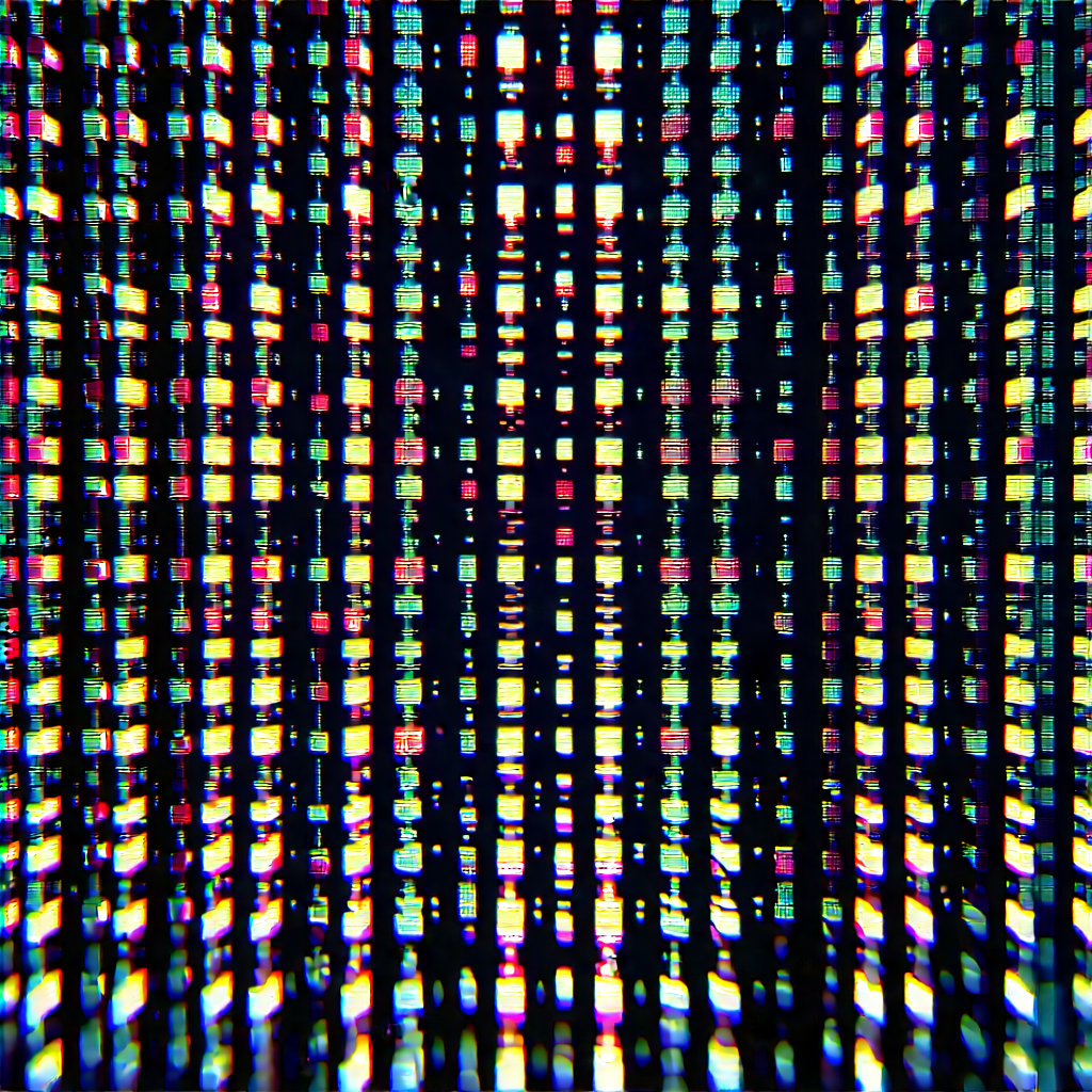 Close-up of sensor array