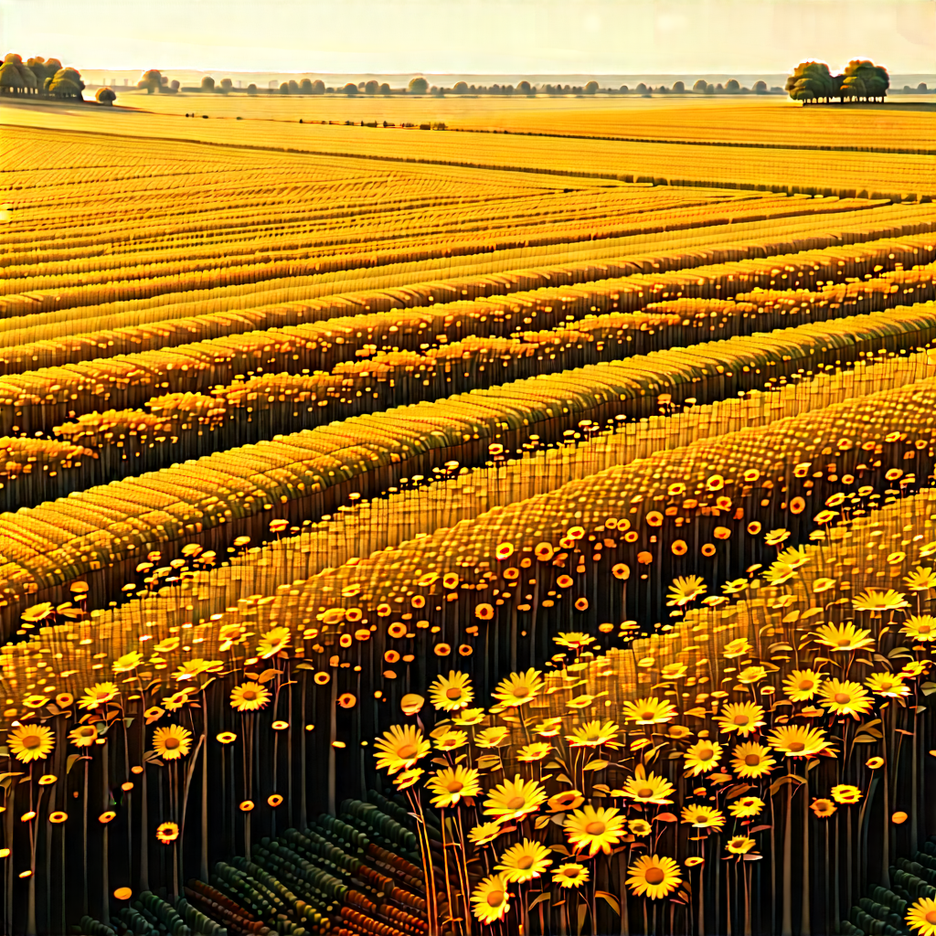 Agricultural Technology In Design Studio With Large Field