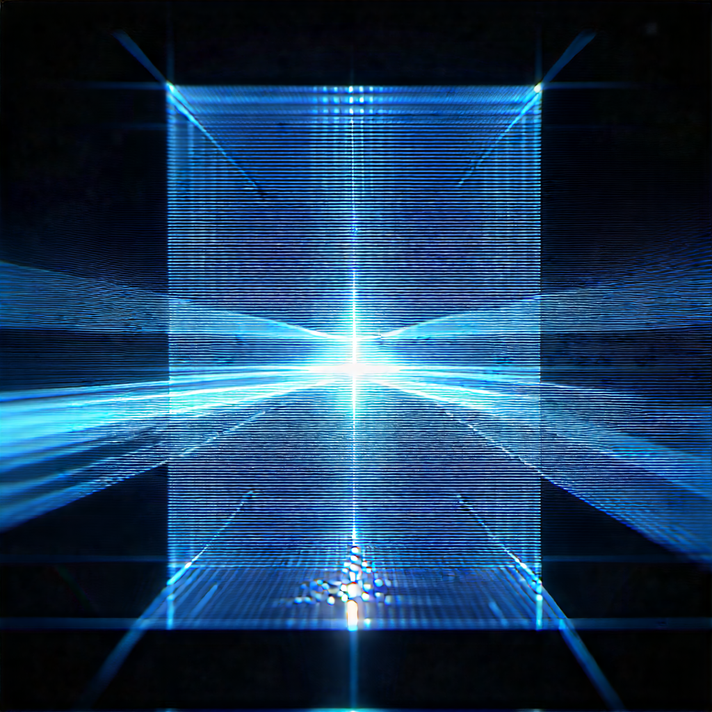 Quantum computer with holographic projection
