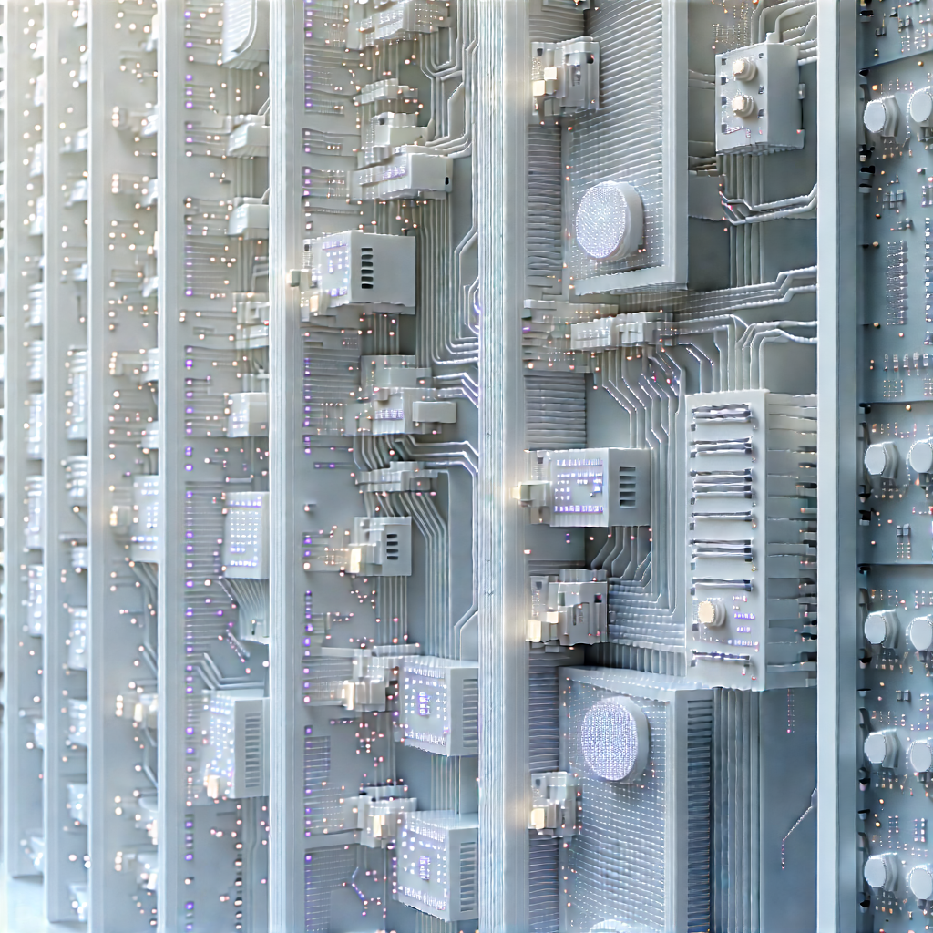 Close-up of sensor array
