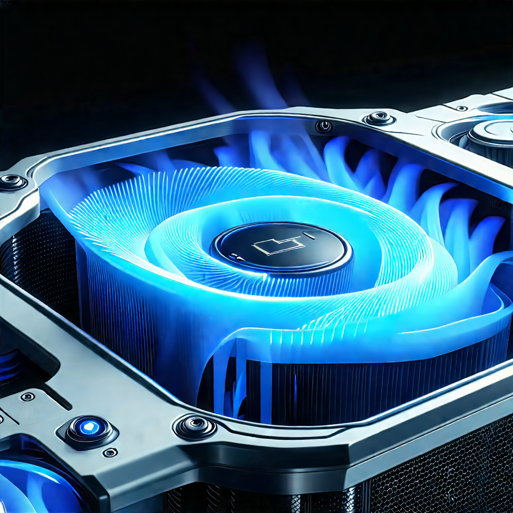 Close-up of cooling system