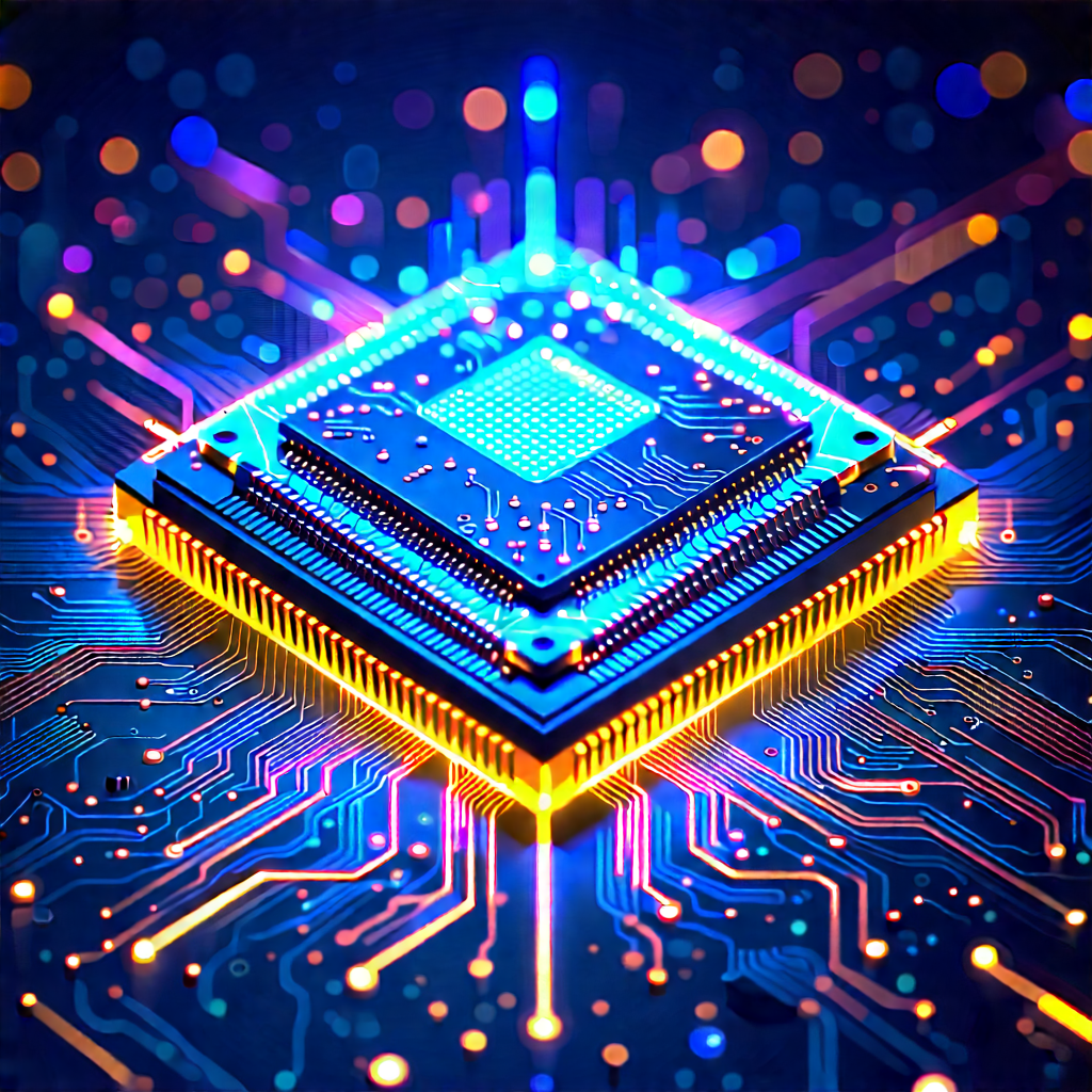Microchip with data streams
