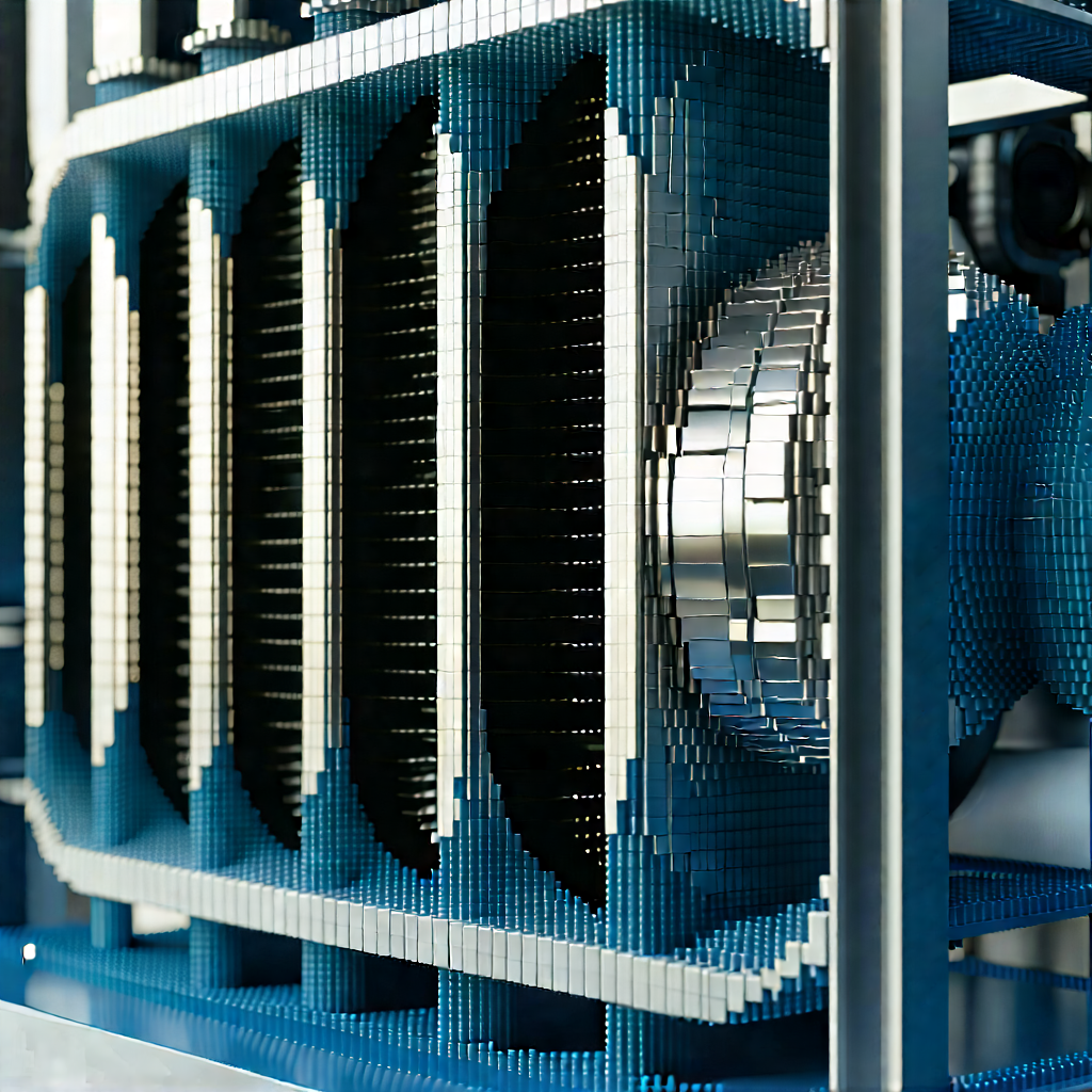 Close-up of cooling system