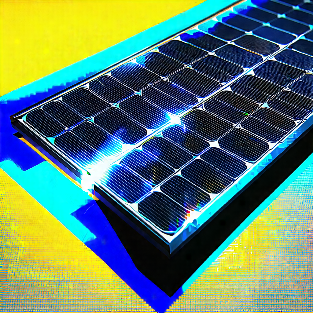 Solar Panel With Holographic Projection With Solar Panel