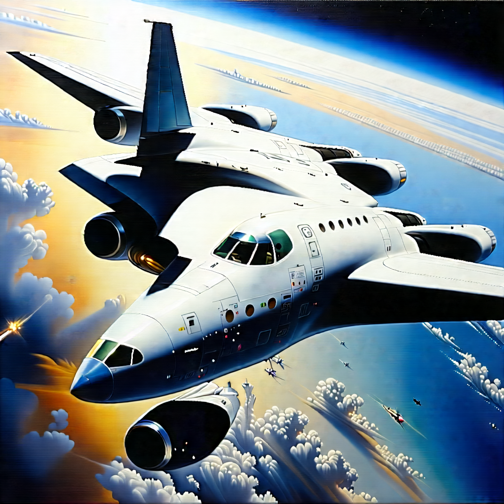 Aerospace Technology In Research Center With Large White