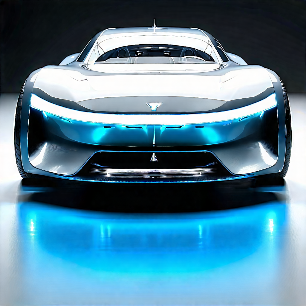 Innovative Electric Vehicle (design:1.17) With Sleek, Futuristic-looking