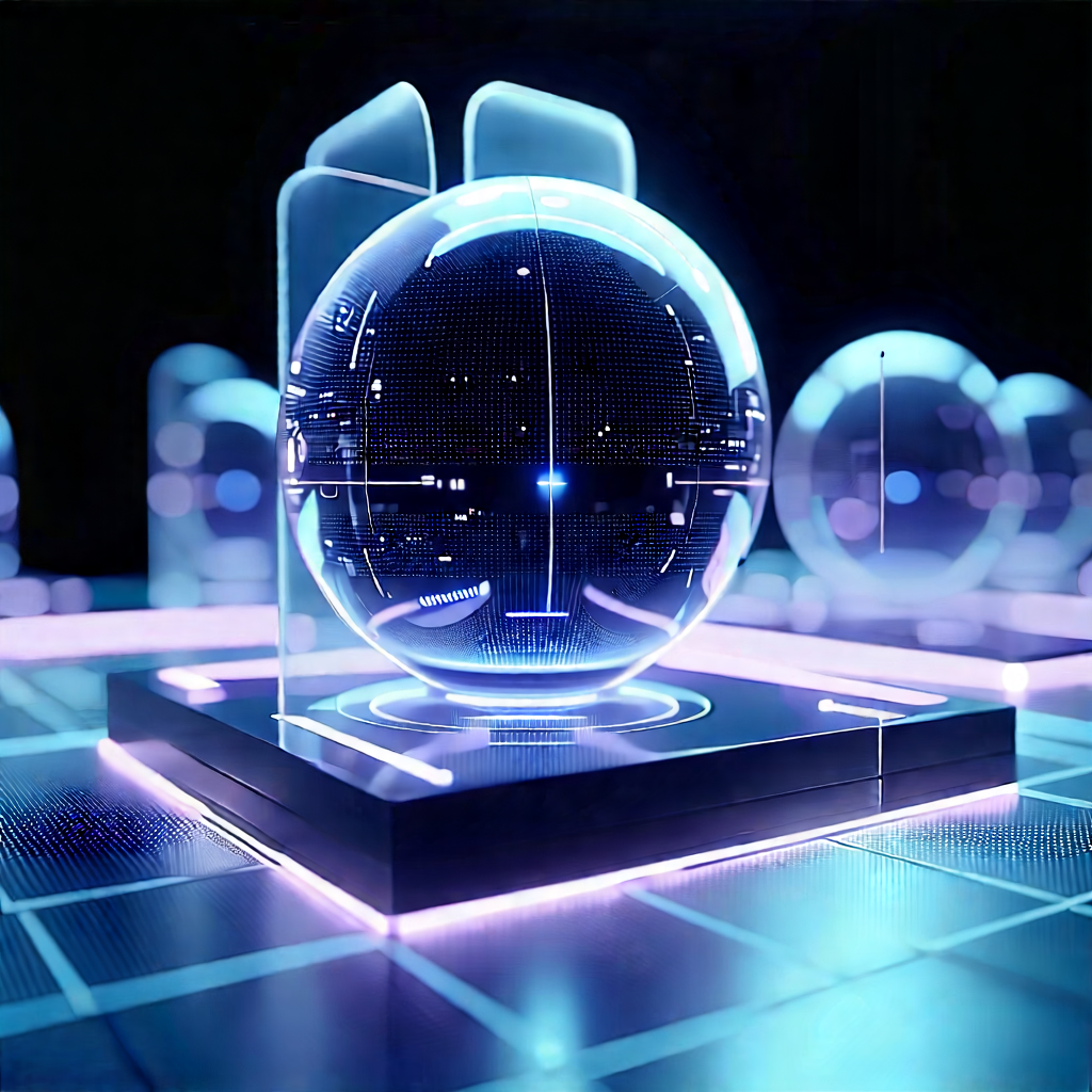 Futuristic Tech Startup Office With Image, There