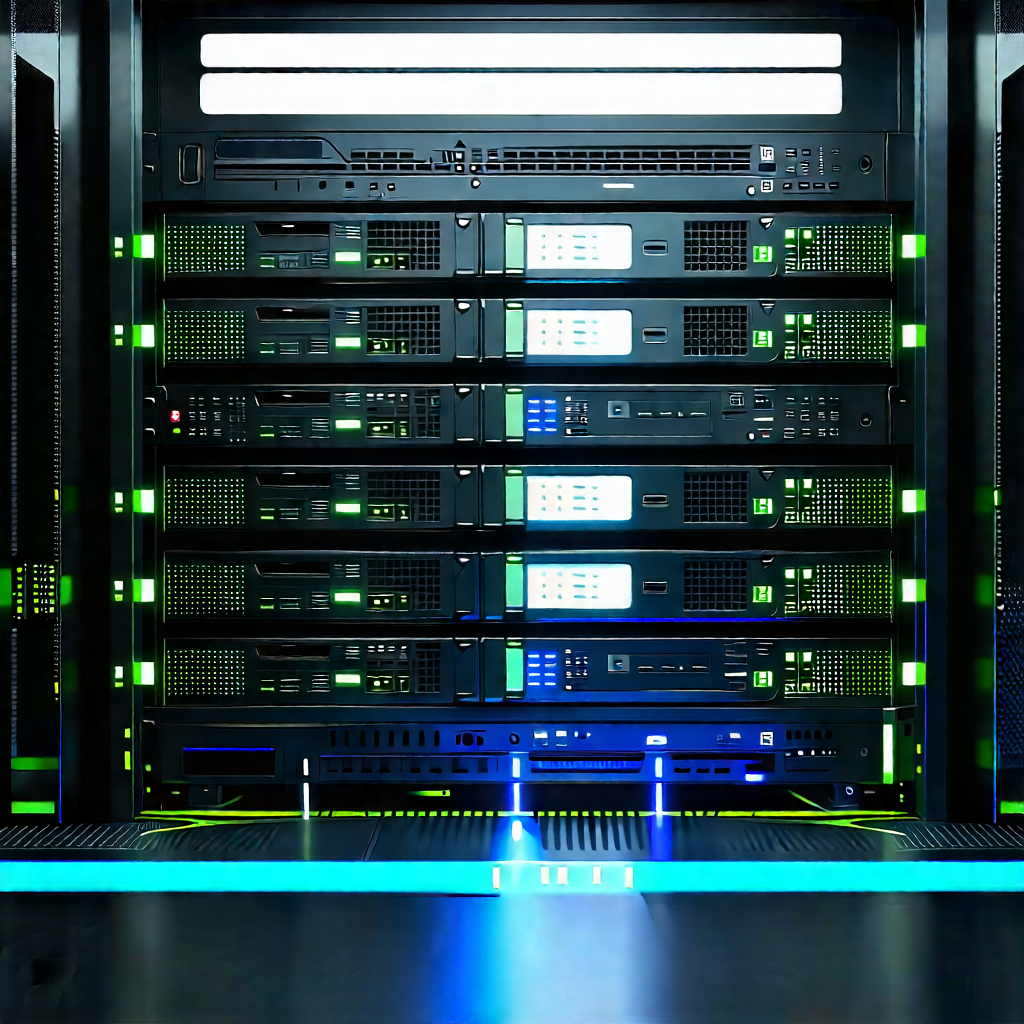 Server rack with laser scanning