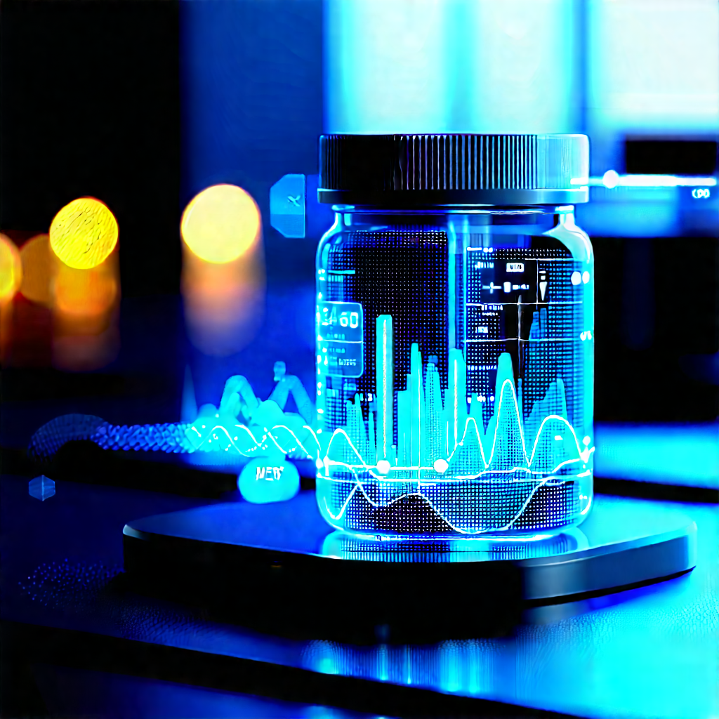 Innovative Medical Technology Design With Pills Sitting