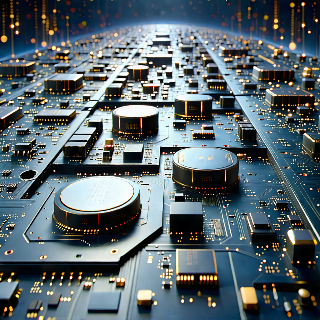 Close-up of sensor array