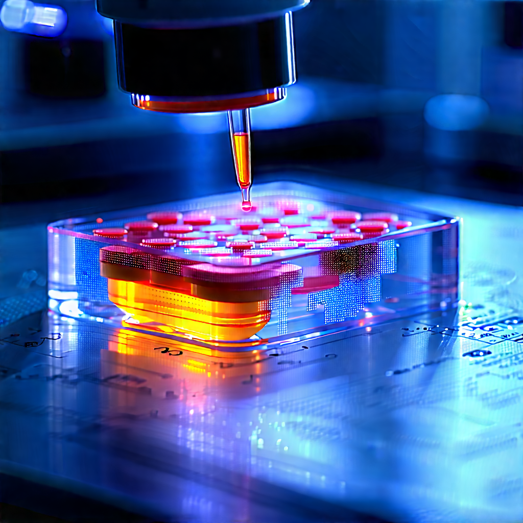 Healthcare Technology In Modern Laboratory With Microscope Focused